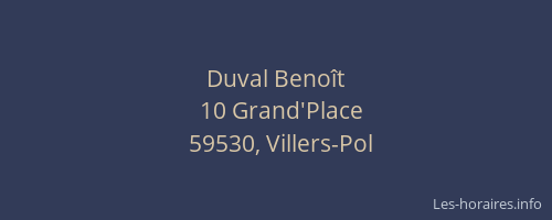Duval Benoît