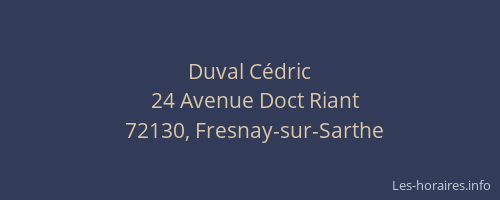 Duval Cédric