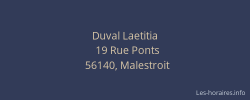 Duval Laetitia
