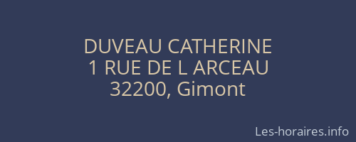 DUVEAU CATHERINE