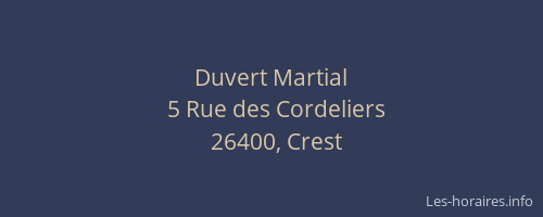 Duvert Martial
