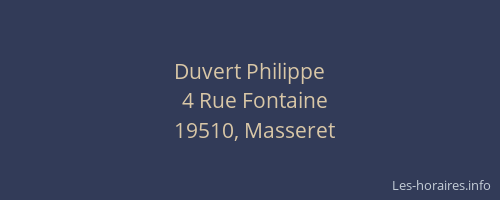 Duvert Philippe
