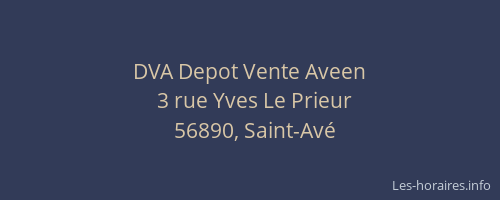 DVA Depot Vente Aveen