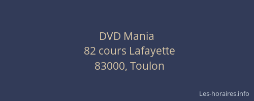 DVD Mania