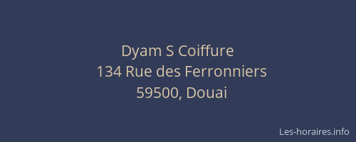 Dyam S Coiffure