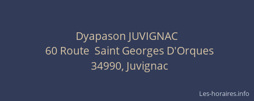 Dyapason JUVIGNAC