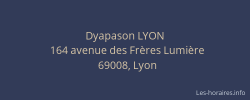 Dyapason LYON
