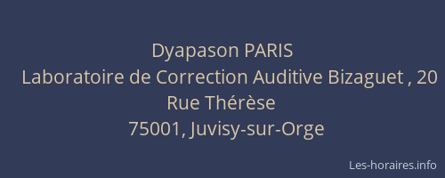 Dyapason PARIS
