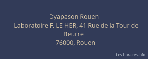 Dyapason Rouen