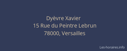 Dyèvre Xavier