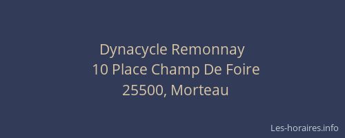Dynacycle Remonnay
