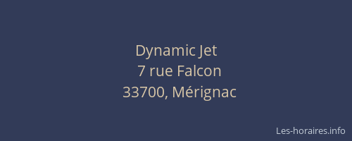 Dynamic Jet