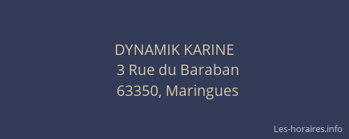 DYNAMIK KARINE