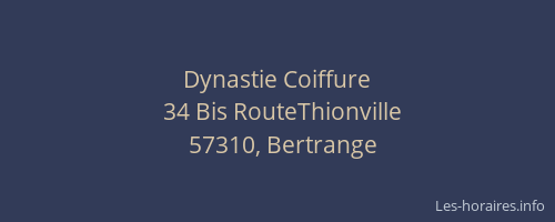 Dynastie Coiffure
