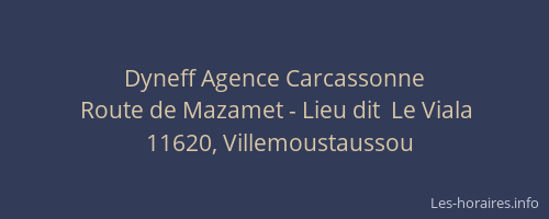 Dyneff Agence Carcassonne