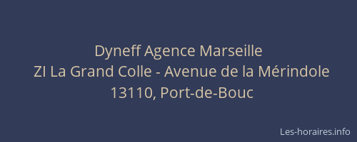 Dyneff Agence Marseille