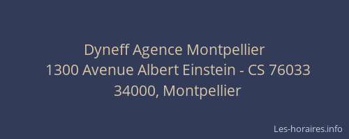 Dyneff Agence Montpellier