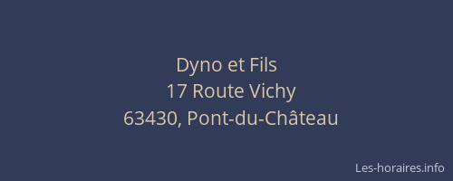 Dyno et Fils