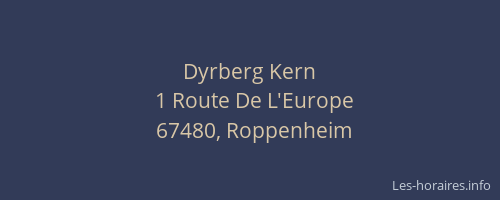 Dyrberg Kern