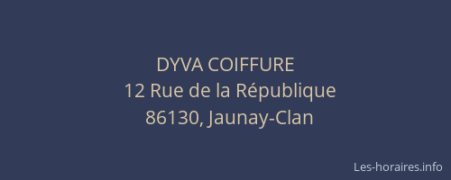 DYVA COIFFURE