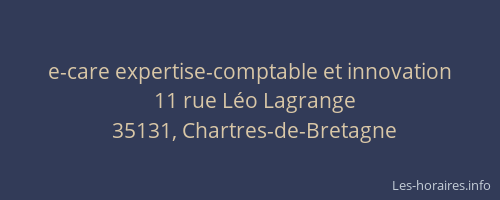 e-care expertise-comptable et innovation