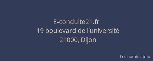 E-conduite21.fr