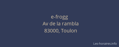 e-frogg