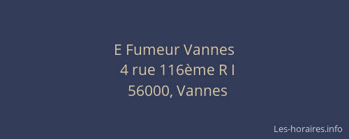 E Fumeur Vannes