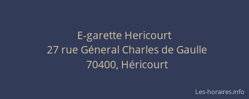 E-garette Hericourt