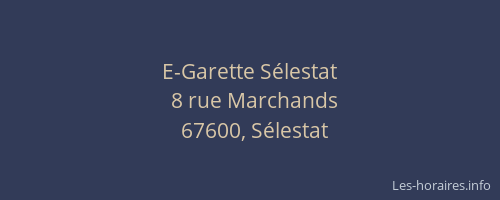 E-Garette Sélestat
