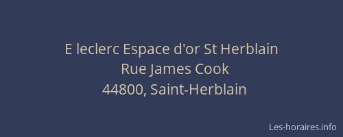E leclerc Espace d'or St Herblain