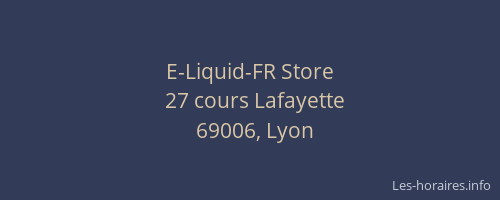 E-Liquid-FR Store
