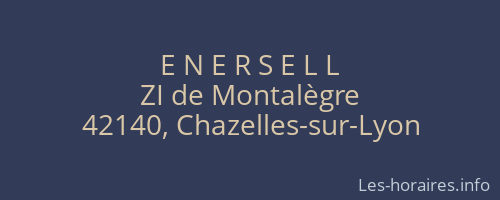 E N E R S E L L