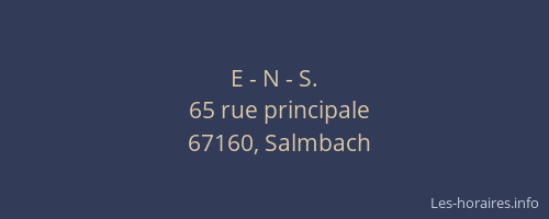 E - N - S.