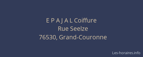 E P A J A L Coiffure