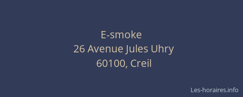 E-smoke