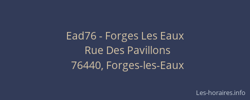 Ead76 - Forges Les Eaux