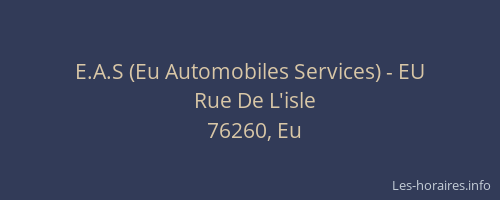 E.A.S (Eu Automobiles Services) - EU