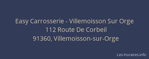 Easy Carrosserie - Villemoisson Sur Orge