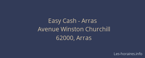 Easy Cash - Arras