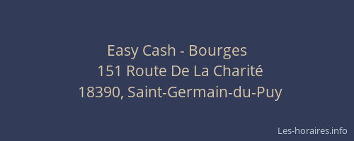 Easy Cash - Bourges