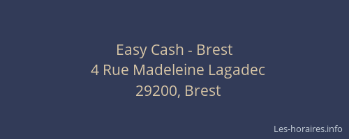 Easy Cash - Brest
