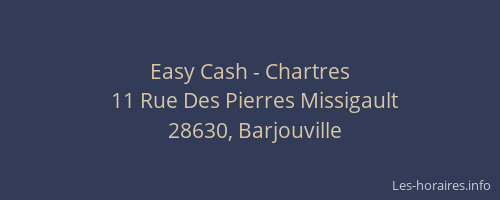 Easy Cash - Chartres