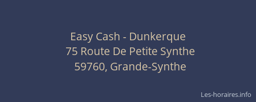 Easy Cash - Dunkerque