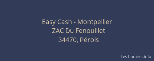 Easy Cash - Montpellier
