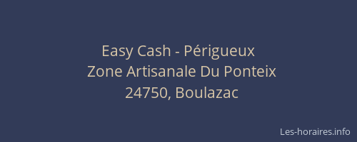 Easy Cash - Périgueux