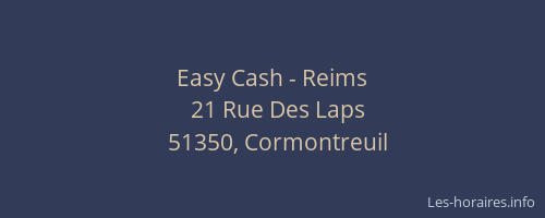 Easy Cash - Reims