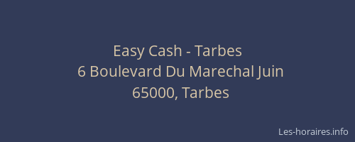 Easy Cash - Tarbes