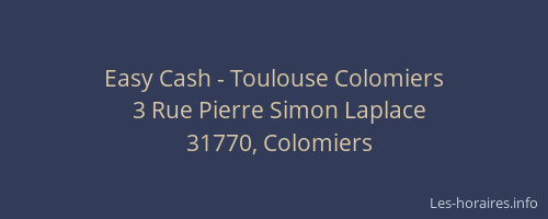 Easy Cash - Toulouse Colomiers