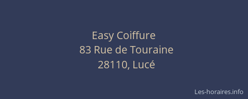 Easy Coiffure